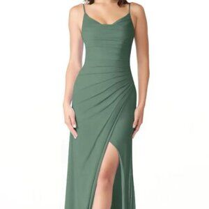 Azazie Deandra Eucalyptus- Size 8